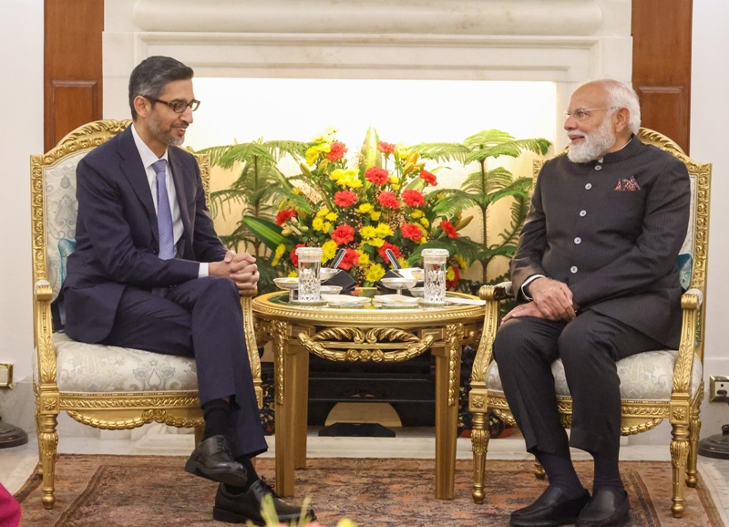 India’s AI Future Is Extraordinary, Says Google CEO Sundar Pichai